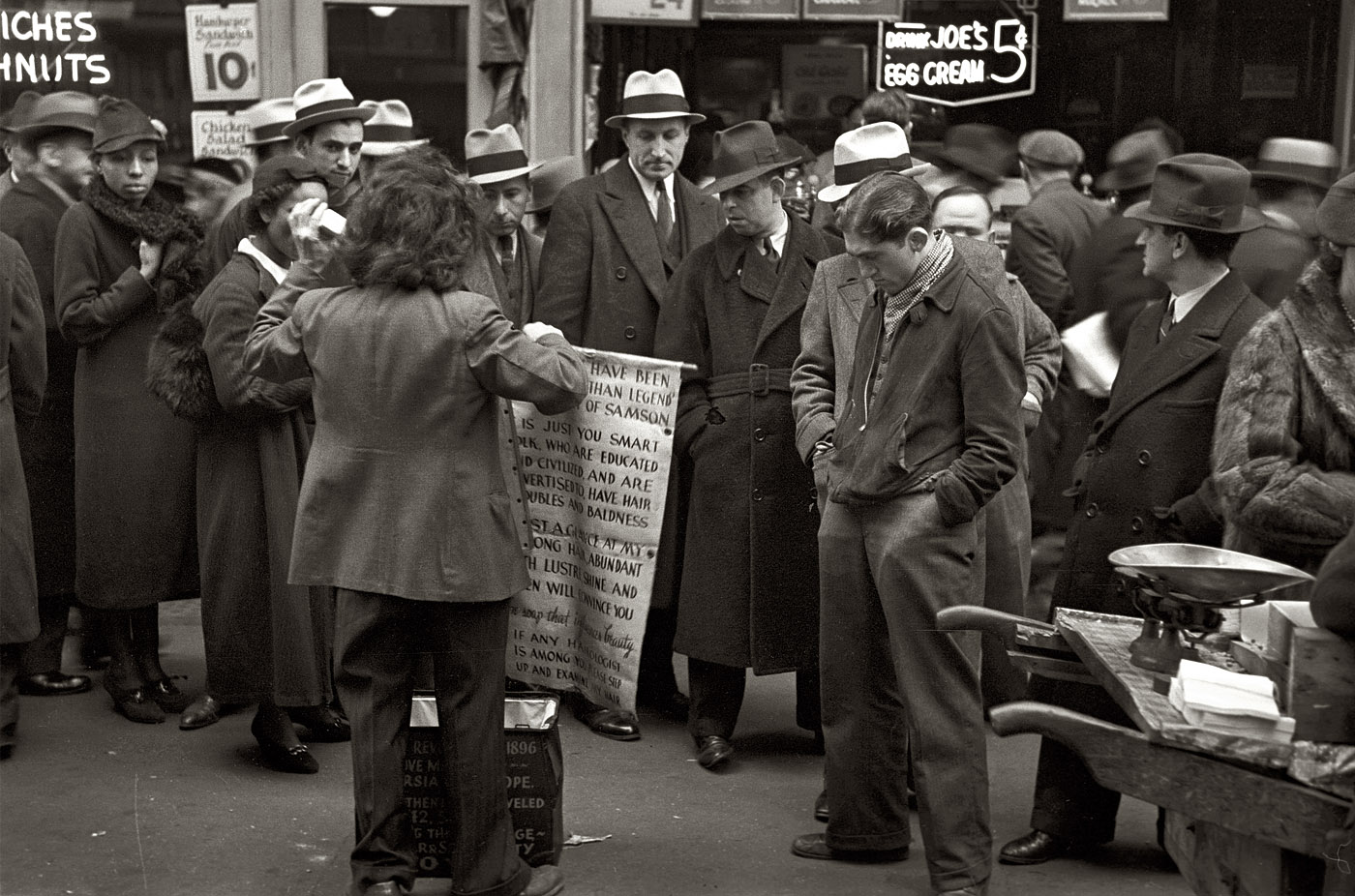 Drink Joe's Egg Cream: 1936 Seventh Avenue at 38th Street NYC